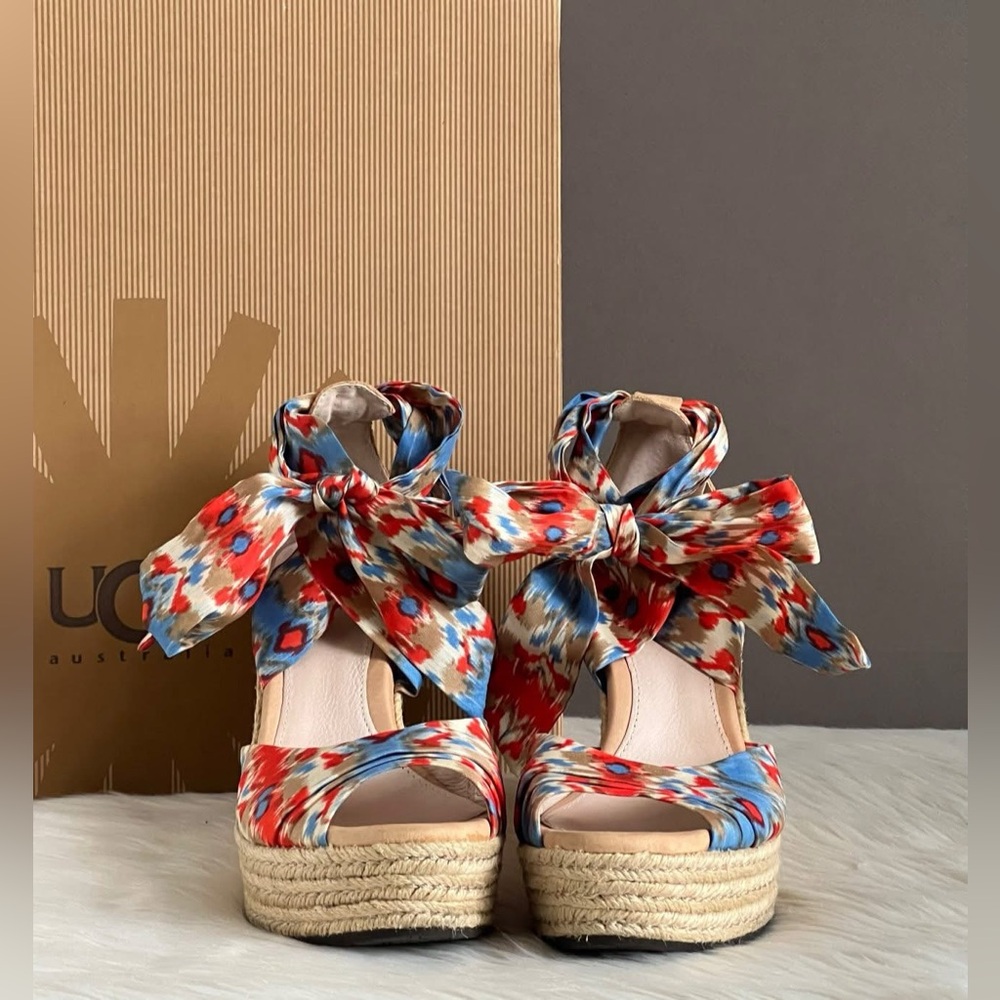 🎀 PRE-LOVED 🎀
UGG Lucianna Platform Wedge Sandals